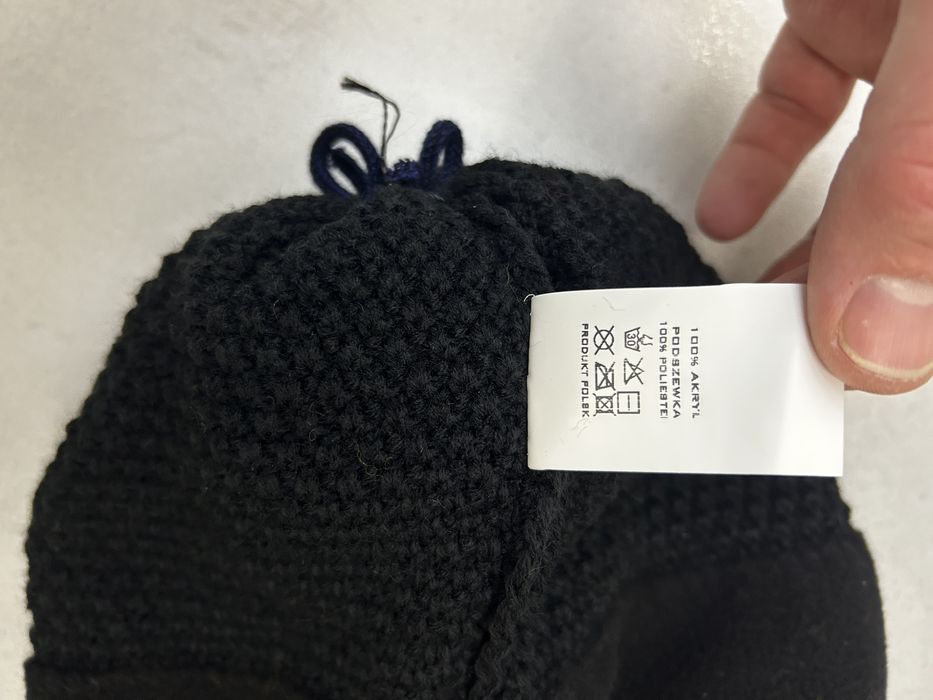 Czapka zimowa z polarową podszewką - nowa