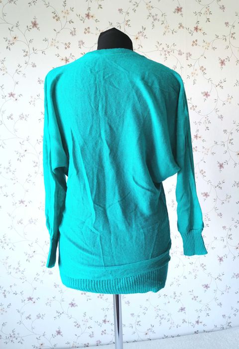 Zielony sweterek, dzianina, vintage