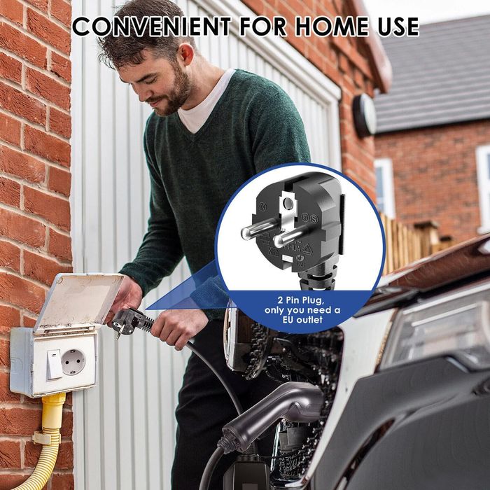 AFEEV 3.5KW 16A wallbox ładowarka samochodowa typ 2 WIFI / 5m IP65