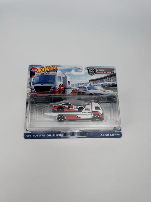 Hot Wheels Premium Toyota Supra GR, Aero Lift Team Transport