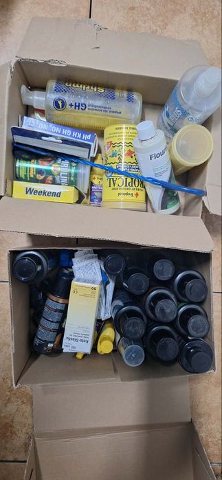 Akwarium 240L z szafką, filtrem  100 % sprawne