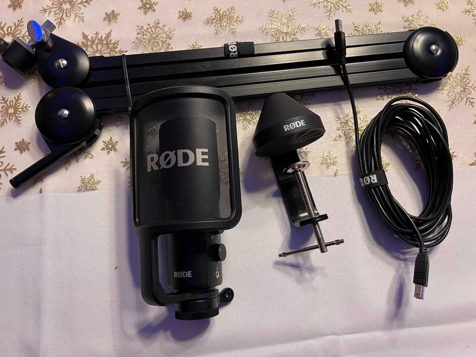 RODE NT-USB mikrofon + Uchwyt RODE PSA1