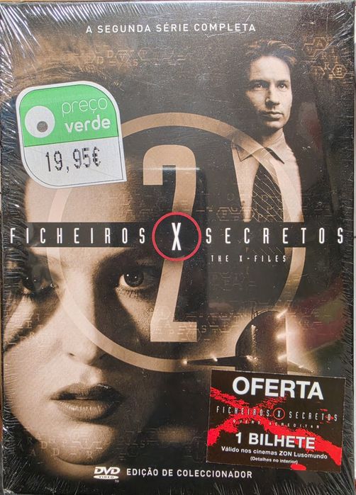 Ficheiros Secretos ( x-files ) - 2 temporada. Novo (ainda selado)
