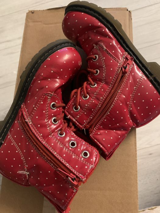 Rozowe Botki, glany buciki r 29