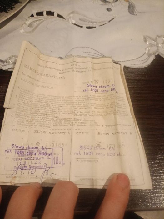 Zegarek damski ZARIA ZSRR – NOWY (NOS) | sprawny | komplet