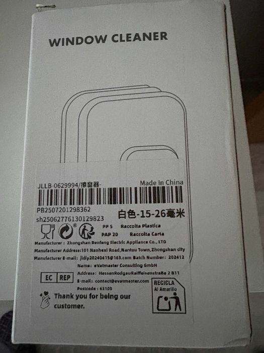 Limpa vidros magnético