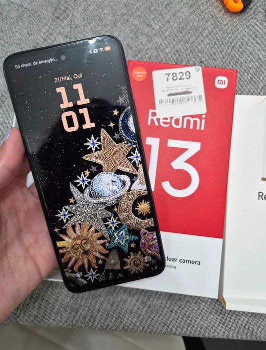 Xiaomi Redmi 13 + Capa nova e acessórios