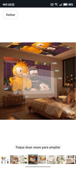 Projetor yoton Home Cinema