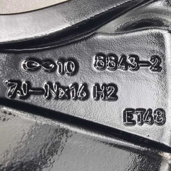 Felgi 16" Audi A3 8V 8P A4 B8 A6 C6 TT 8J Czarny Poler