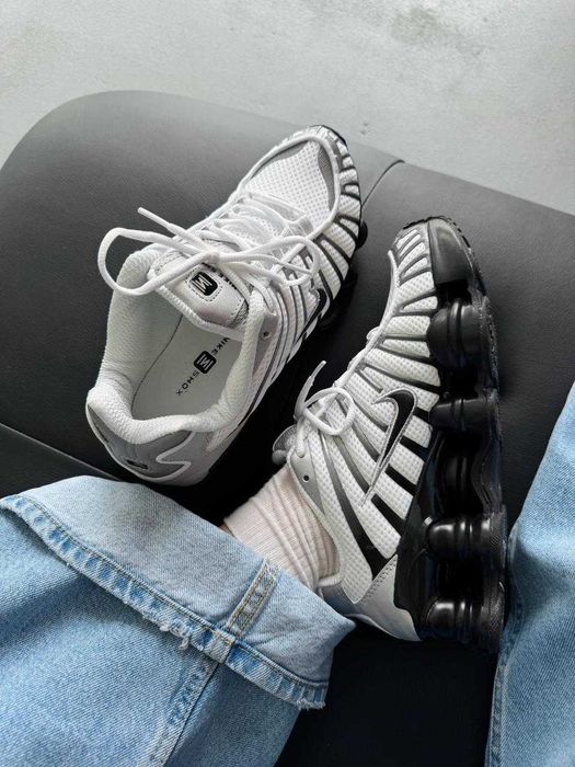 !SALE! Nike Shox TL Black/White 36 37 38 39 40 41 42 43 44 45 найк шокс тл