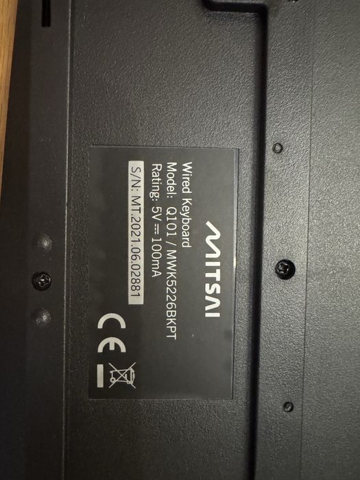 (Como Novo) Teclado Mitsai Q101 / MWK5226BKPT