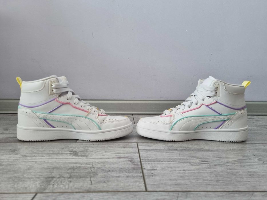 Sneakersy wysokie białe 37