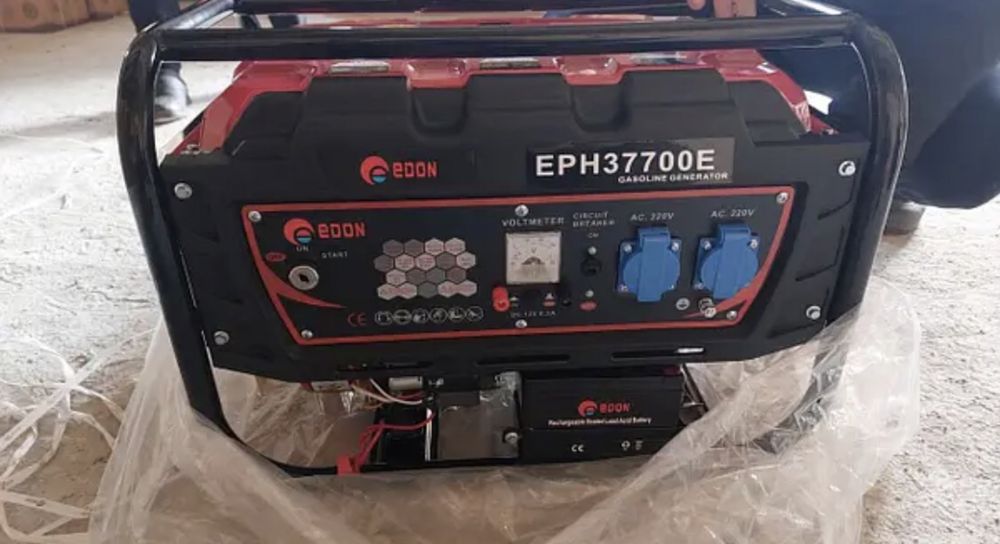 Бензиновий генератор Edon 37700 Електростартер! 3кВт, 5кВт, 7кВт