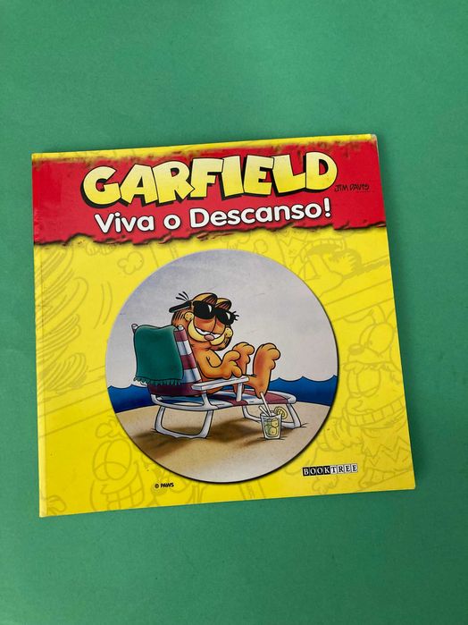 Livro Garfield Viva o Descanso Book Tree