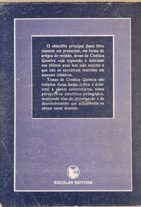 Cinética Química- Lídia Albuquerque e Raquel Gonçalves-Escolar Editora