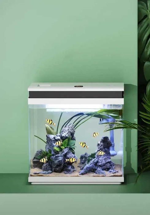 Акваріум комплект SunSun HNE-380 White 26 літрів Білий