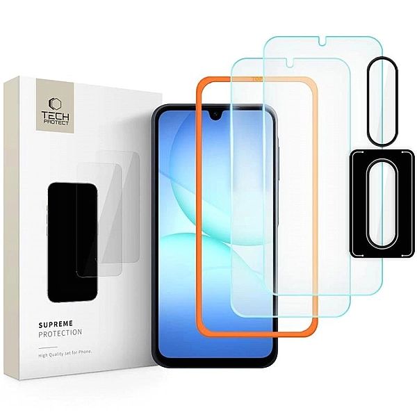 Szkło Hartowane Tech-Protect Supreme Easy Set 3-Pack Galaxy A17/4G / 5