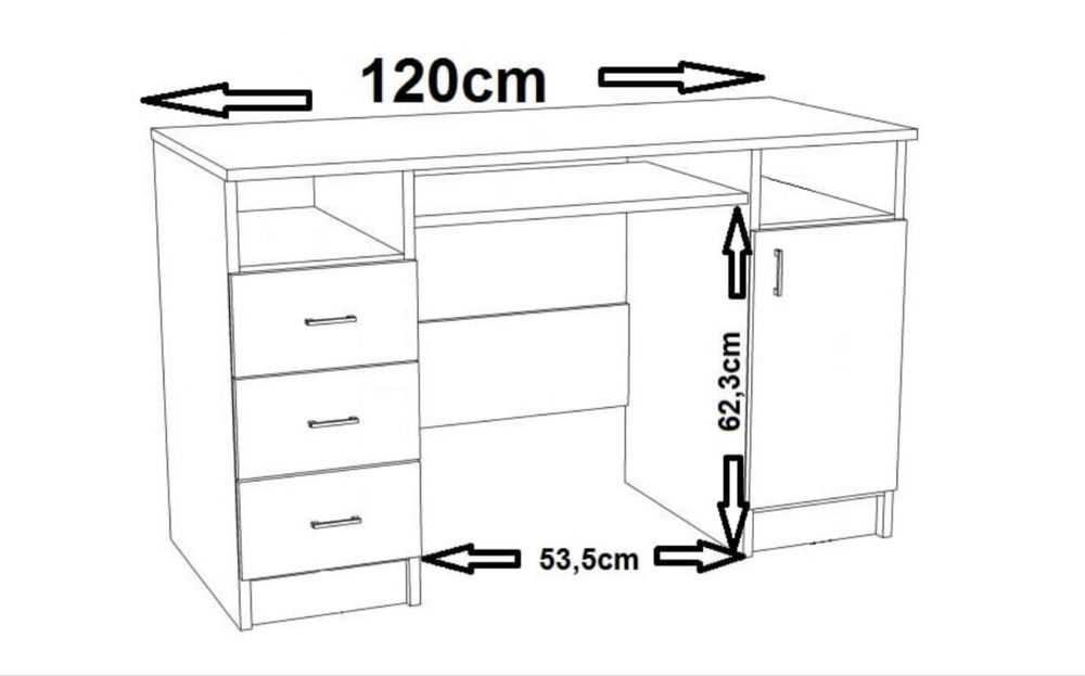 Meble komplet do pokoju dla chłopca