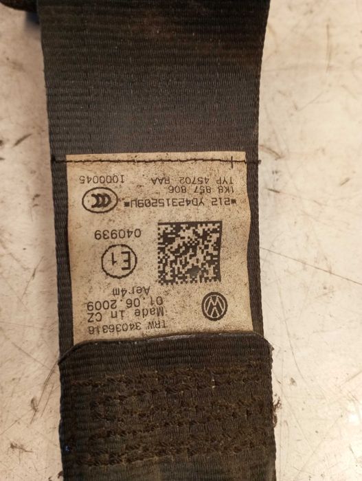 Cintos de Segurança Traseiros VW Scirocco (1K8857805/6)
