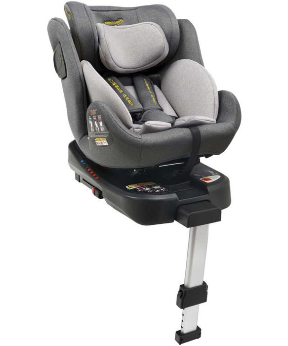 Fotelik Samochodowy COMO 40-150CM Obrotowy 360° ISOFIX z Nogą i-Size