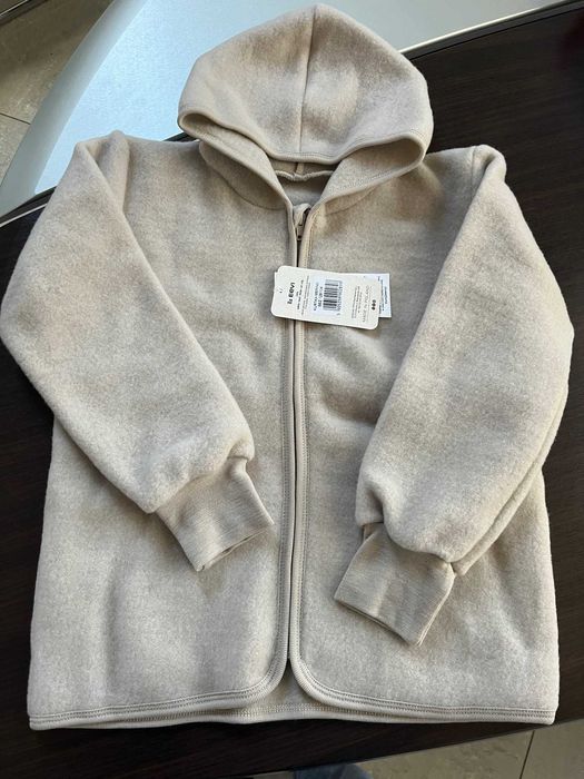 Kurtka merino 128/134 beżowa 2 gatunek