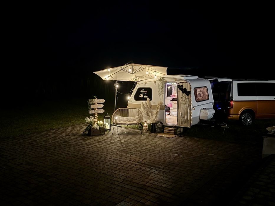 FotoBaja - Fotoprzyczepa fotobudka fotolustro boho