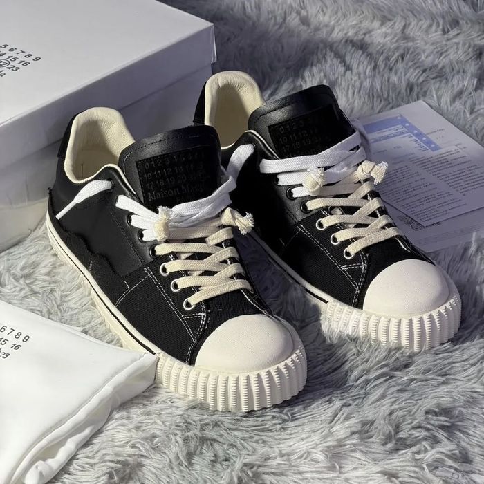 Кеды Maison margiela evolution black mm6 low