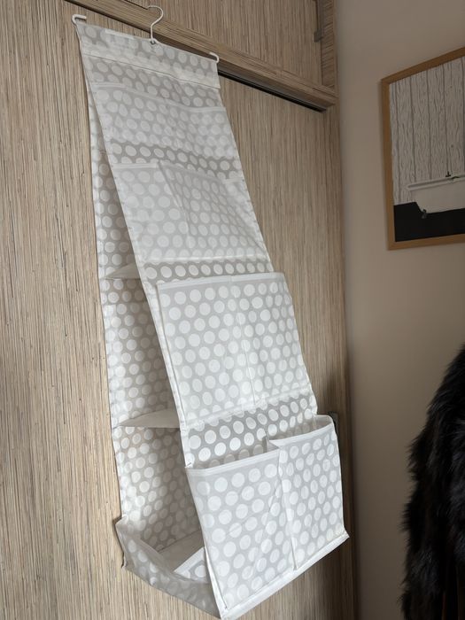 IKEA zestaw 3 szt. półki wiszące do szafy PLURING białe