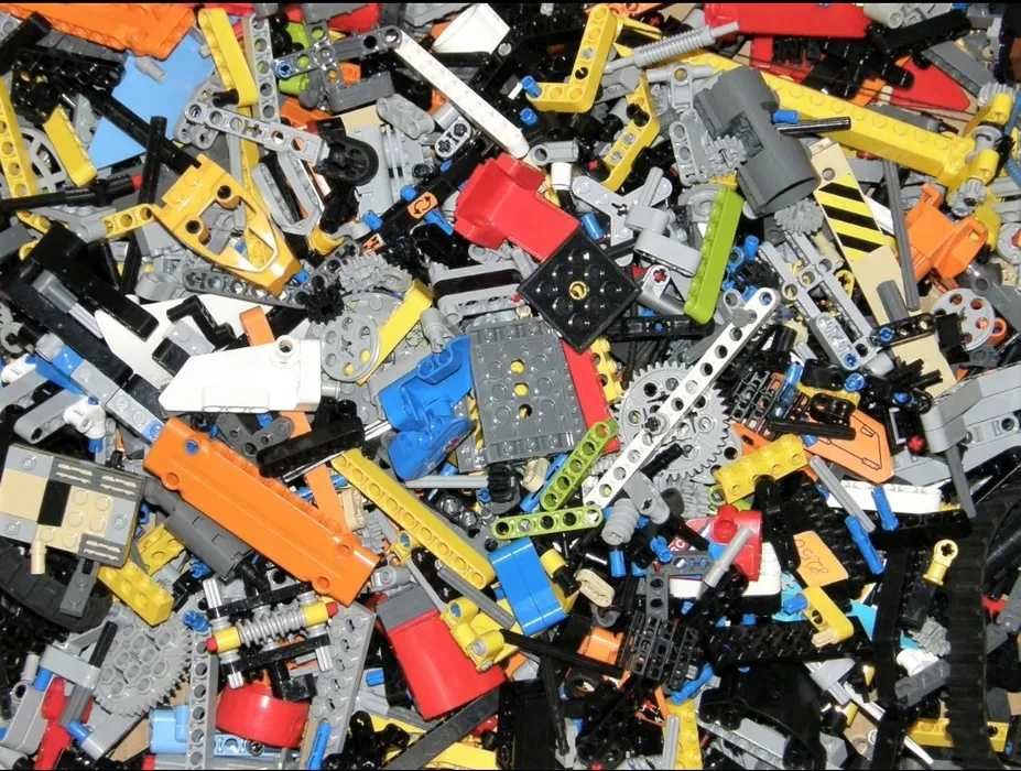 LEGO TECHNIC - MIX Mnóstwo ciekawych elementów 0,5kg 0,5 kg