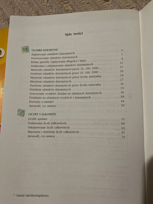 Zeszyt ćwiczeń matematyka