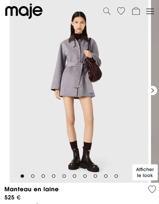 Пальто Maje 36 розмір