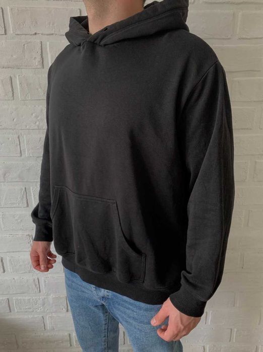 Худи H&M черная кофта с капюшоном (HM)