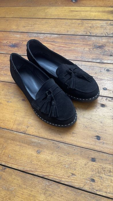 Лофери з натурального замшу