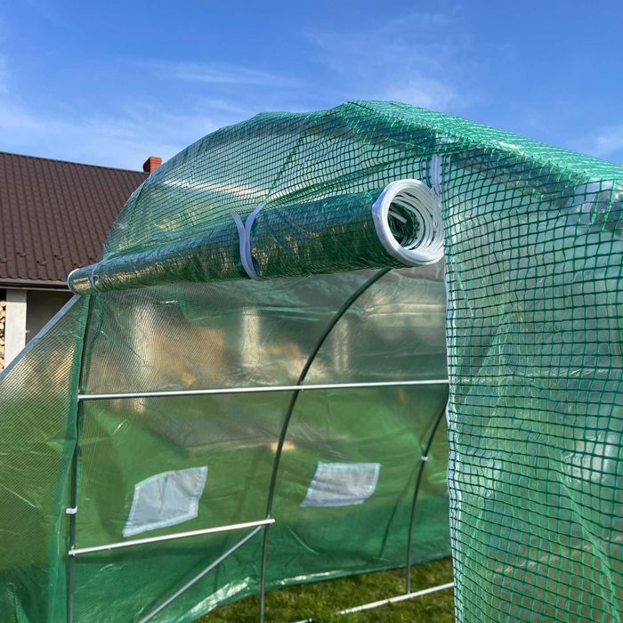 Теплиця з профілем 25мм 40м² 10х4х2 Парник для саду дачі Теплиці НОВІ