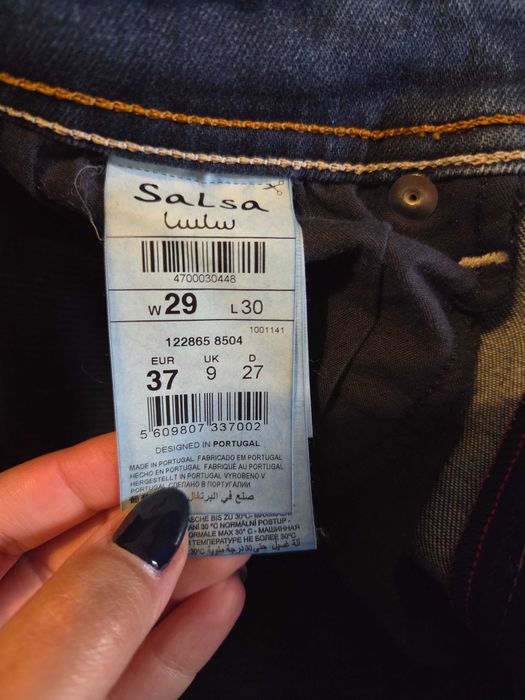 Calças de ganga slimming elegant da Salsa, W29 L30