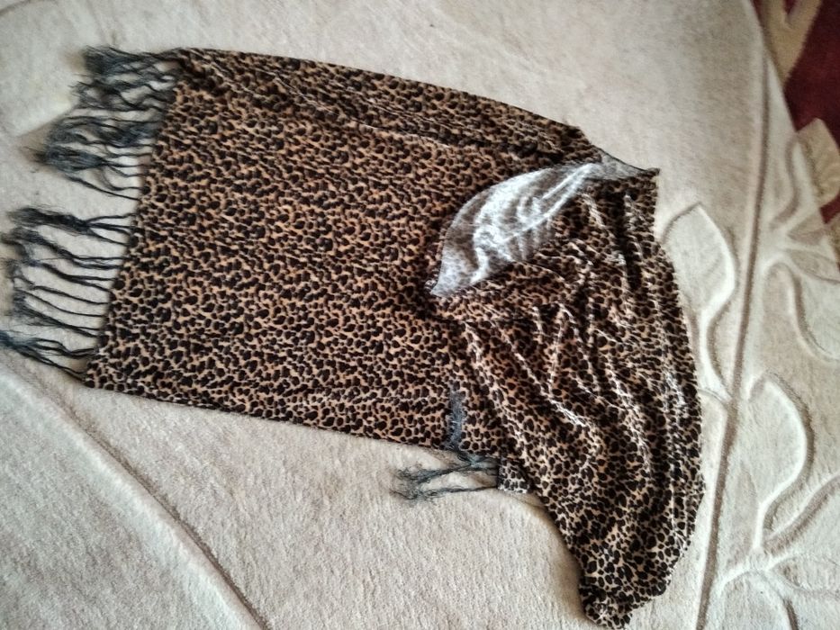 Szalik damski, wzór panterka