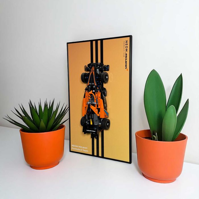 Рамка для Конструктора LEGO Technic NEOM McLaren Formula E (42169)