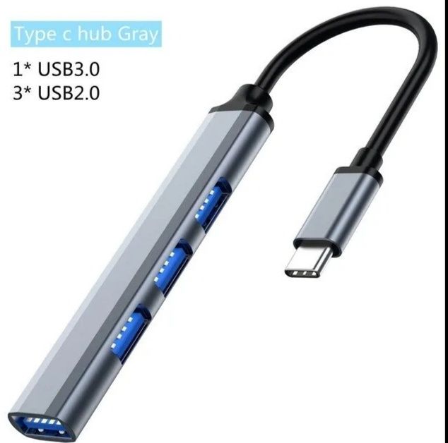 Hub USB C / USB 3  com 4 portas USB