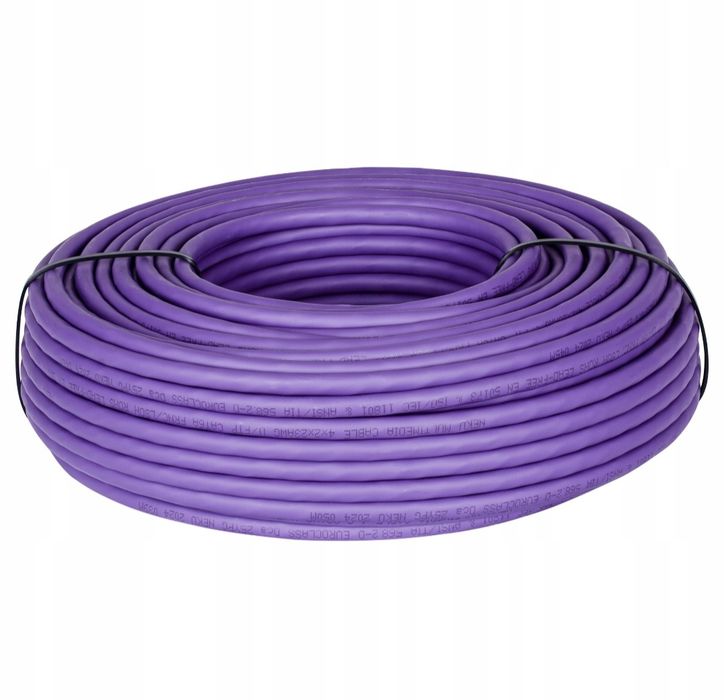 Skręntka, Kabel internetowy, U/FTP NVP 78%, cat 6a 525Mhz