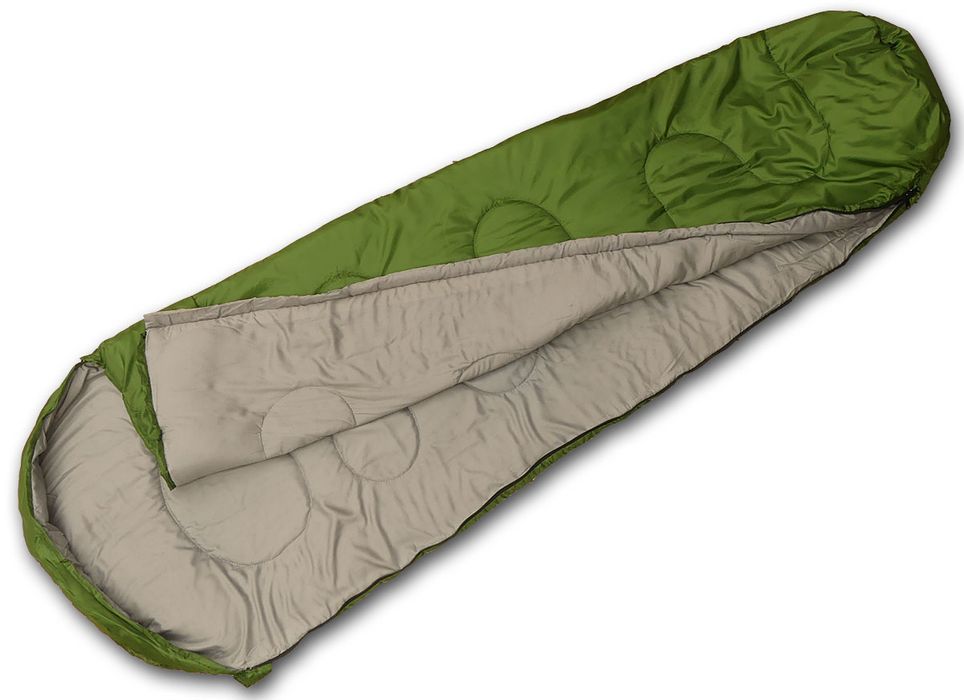 Śpiwór nepal ciemnozielony 210x80x50cm enero camp