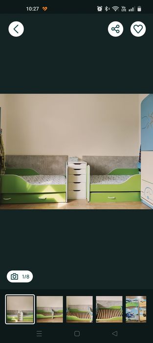 Łóżeczka 2 szt dla chłopców bliźniaki