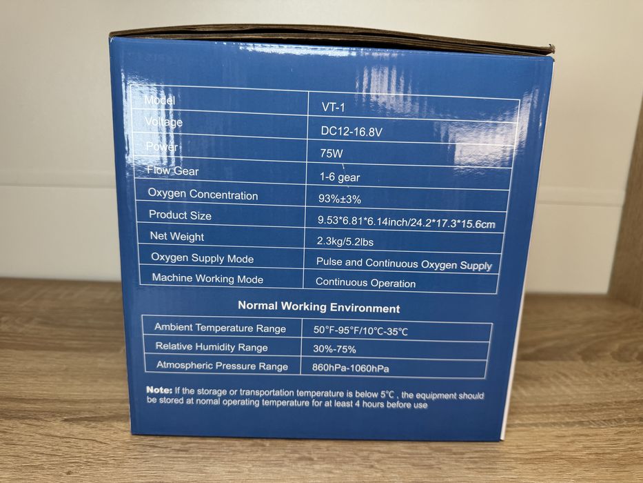 Портативний кисневий концентратор | Авто 12В