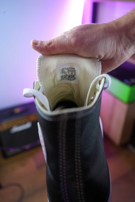 Czarne skórzane Converse Chuck Taylor | Rozmiar 45