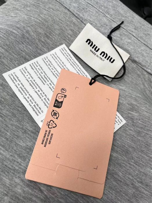 Бомбер сірий Miu Miu