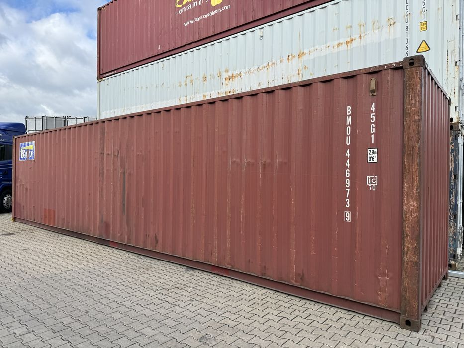Kontener morski 40HC, 12 metrowy, podwyzszany, cena z transportem