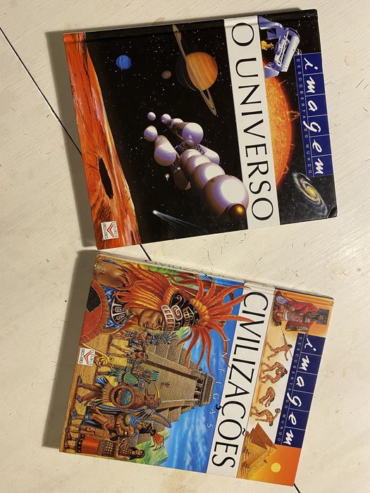 Conjunto de 2 livros da coleção Descoberta do Mundo