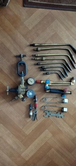 Palniki i reduktor wraz z wężami