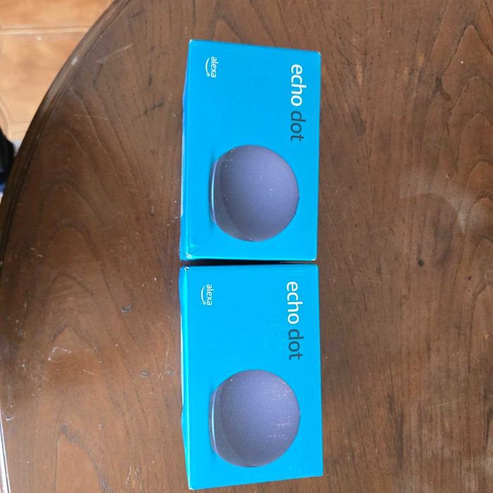 Amazon Echo Dot (5.ª Geração) Branco e azul – Alexa