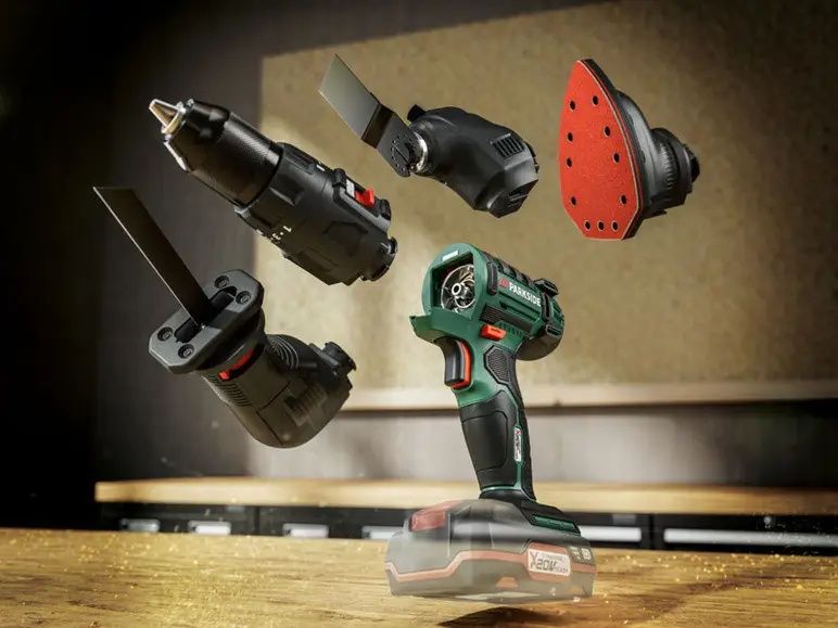 Шуруповерт  3в 1 акумуляторний Parkside PKGA 20-Li C2 реноватор сабель