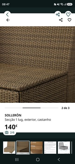 Conjunto de exterior IKEA NOVO